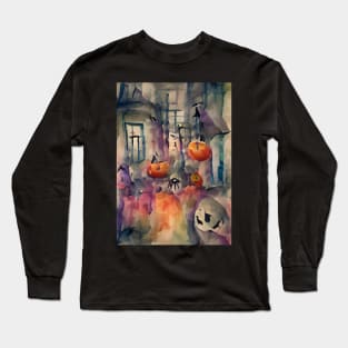 HALLOWEEN PUMPKIN PARTY IN SOUTH OF FRANCE Long Sleeve T-Shirt